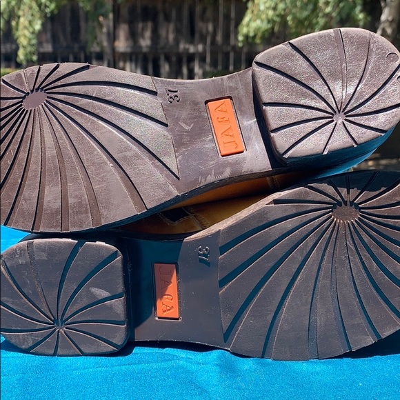 Jafa Shoes Jafa 254 Mustard Ankle Buckled Boots Size 37 Poshmark